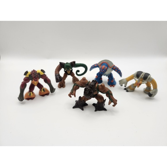 GIOCHI PREZIOSI Other - Gormiti Giochi Preziosi Mini Action Figures People of the Earth Lot of 5 Rare